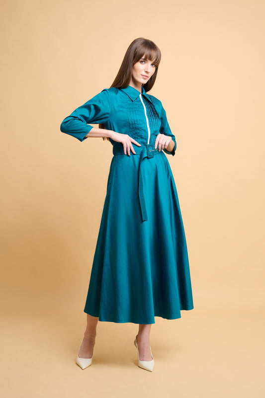 Heather Dress Turquoise