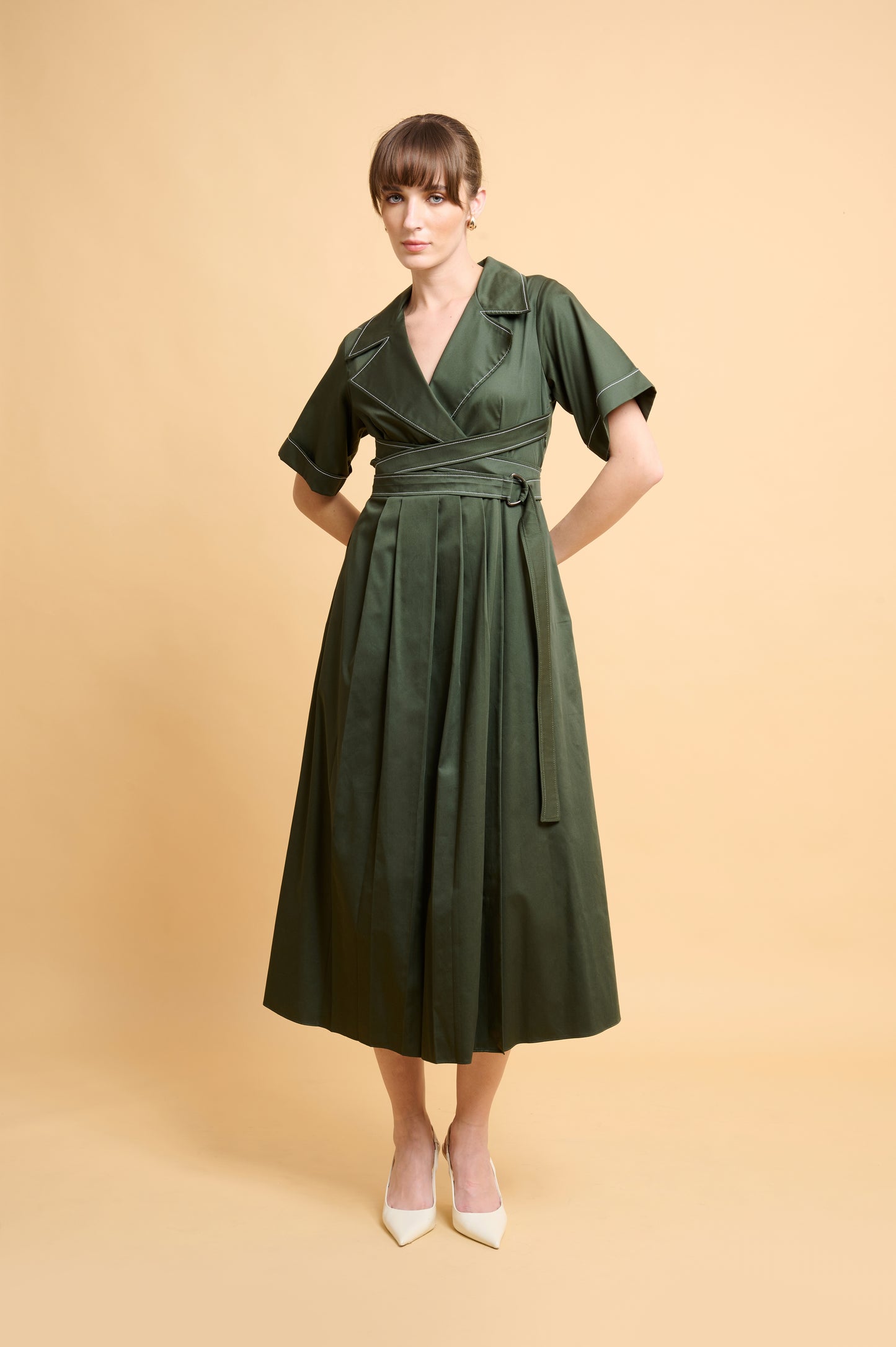 Military-green-formal-dress