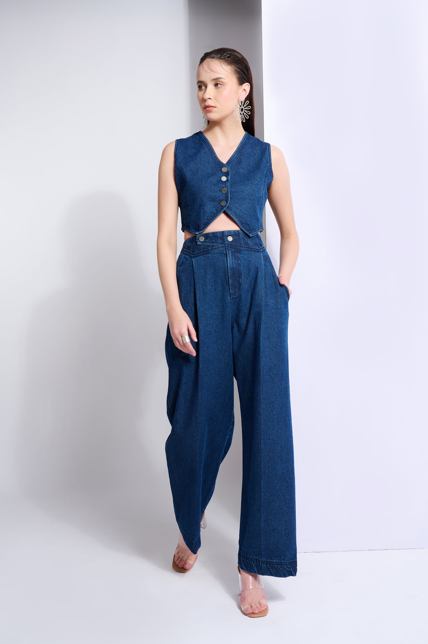 ELENA DENIM CO-ORD SET