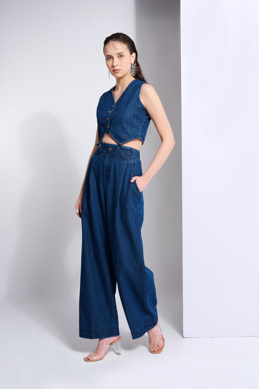 ELENA DENIM CO-ORD SET