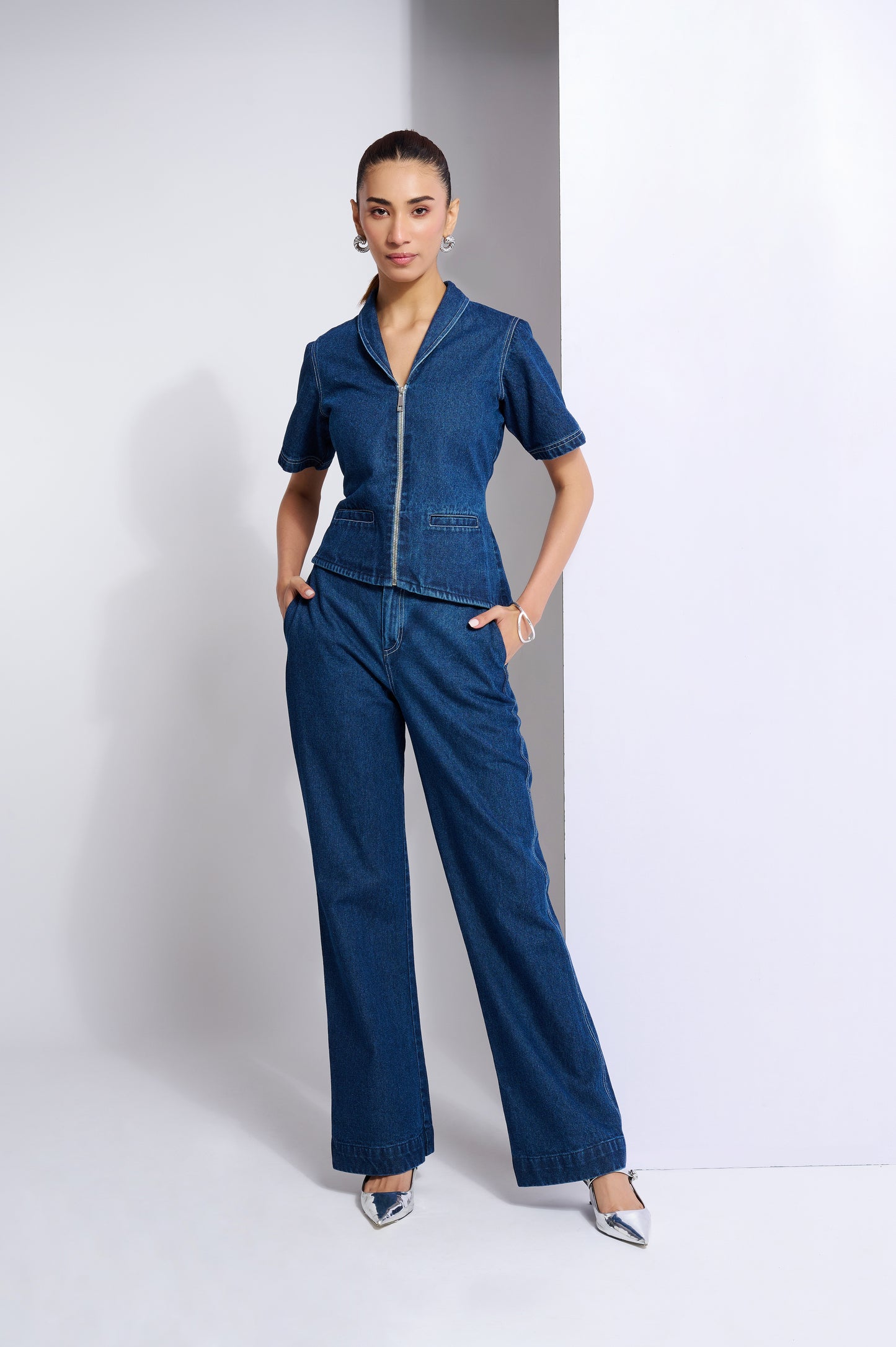 PENELOPE DENIM CO-ORD SET