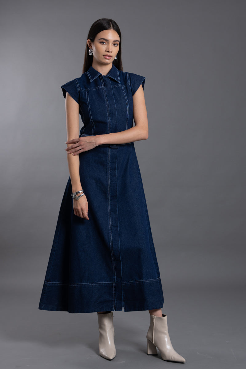 CLAIRE DENIM DRESS