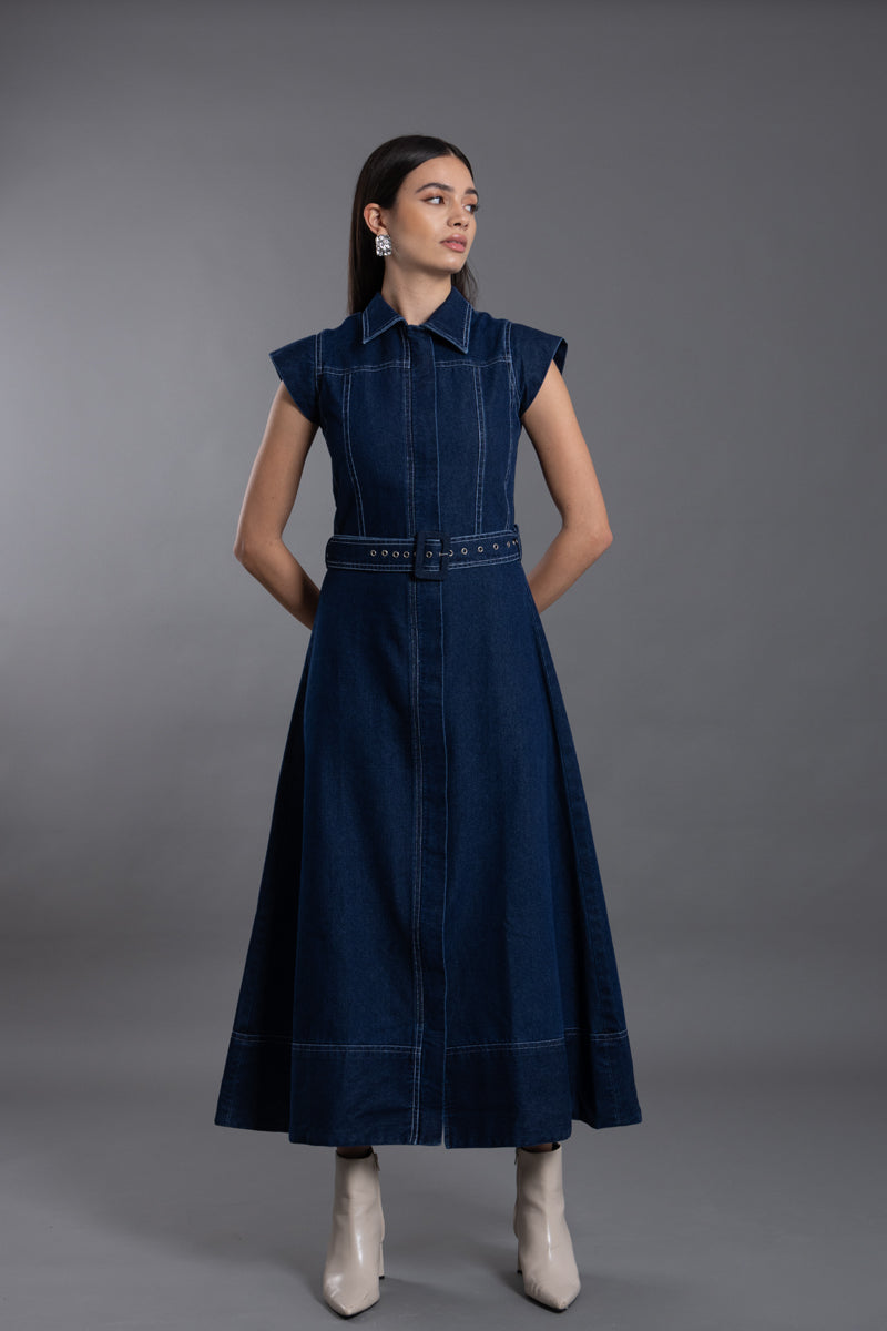 CLAIRE DENIM DRESS