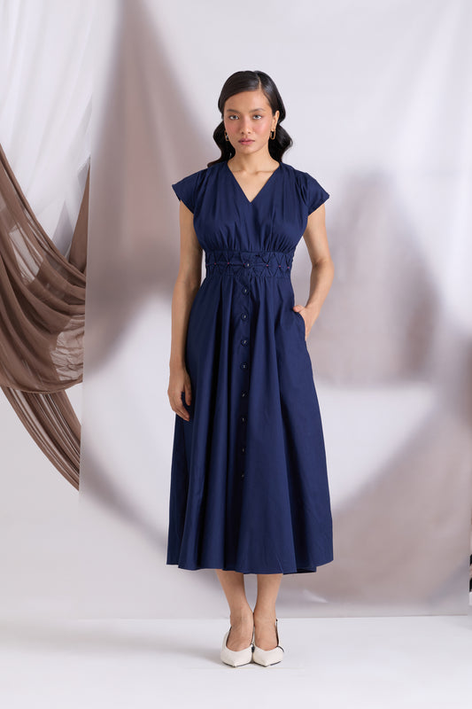 Elowen Dress Blue